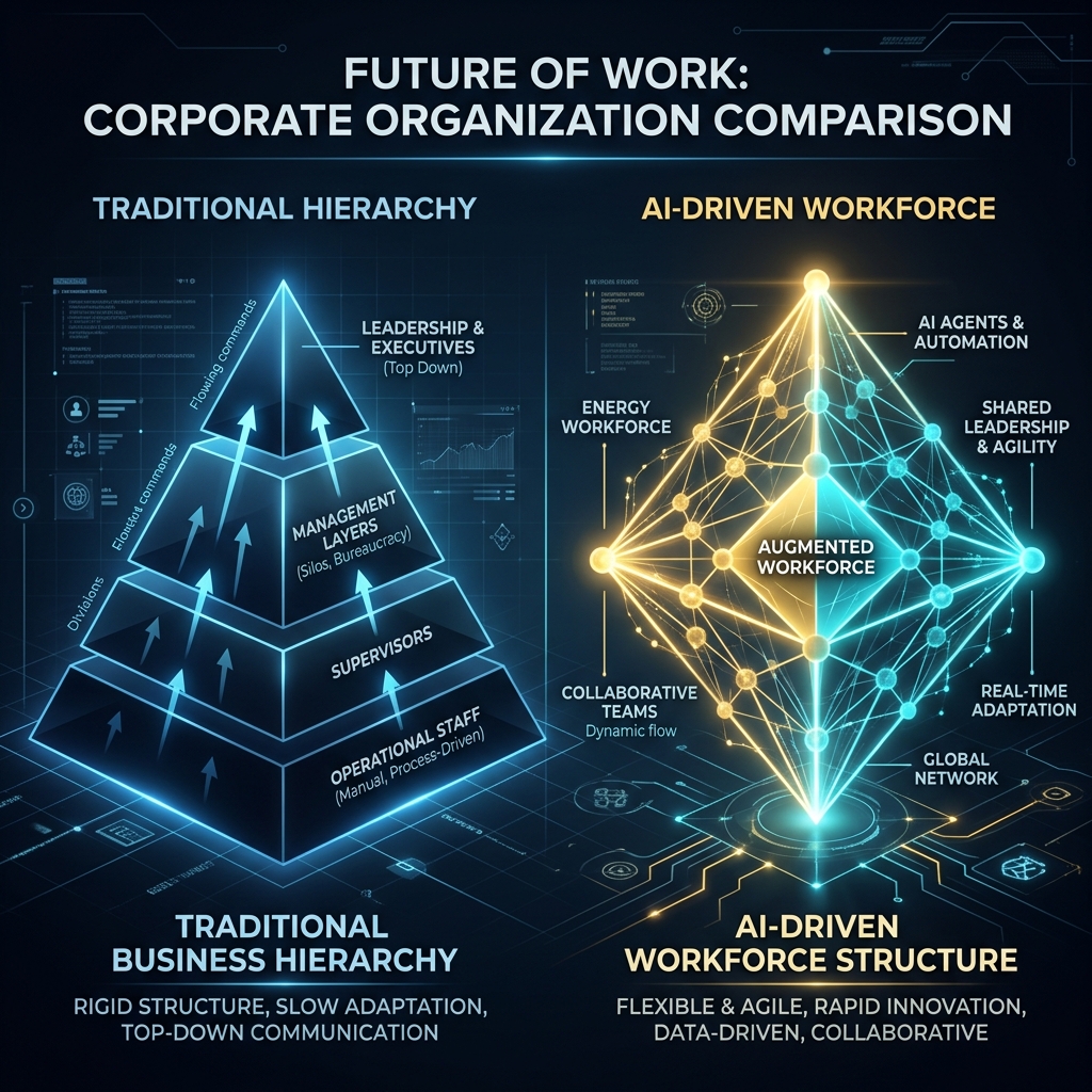 Evoluzione del lavoro: da piramide a diamante