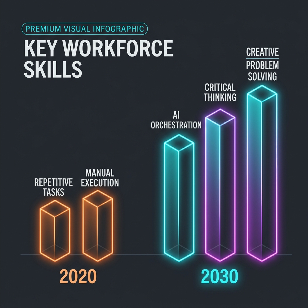 Shift delle competenze chiave dal 2020 al 2030
