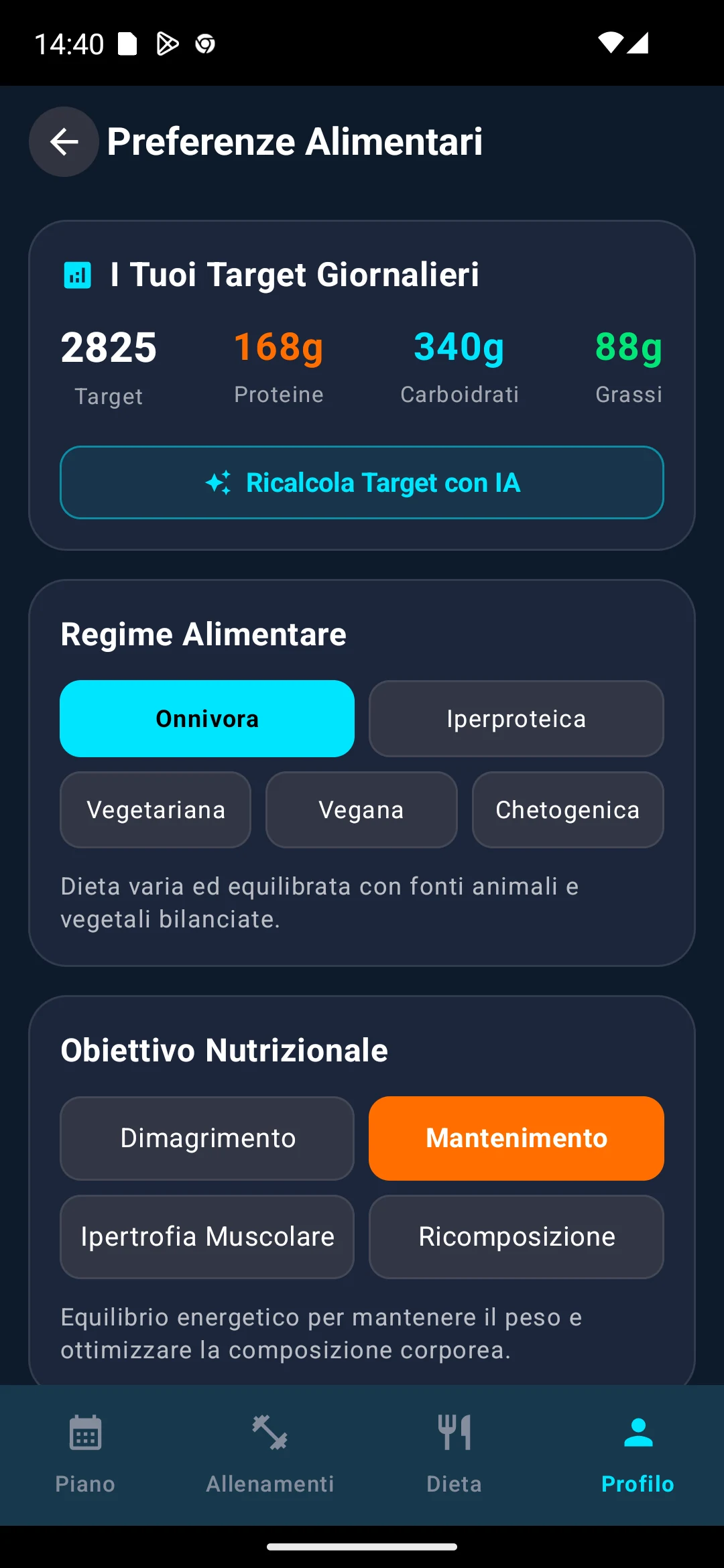 InShape - Assistente Coach IA sempre attivo