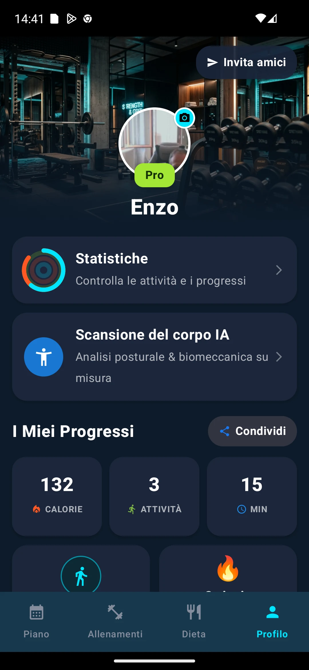 InShape - Sincronizzazione smartwatch e Health Connect