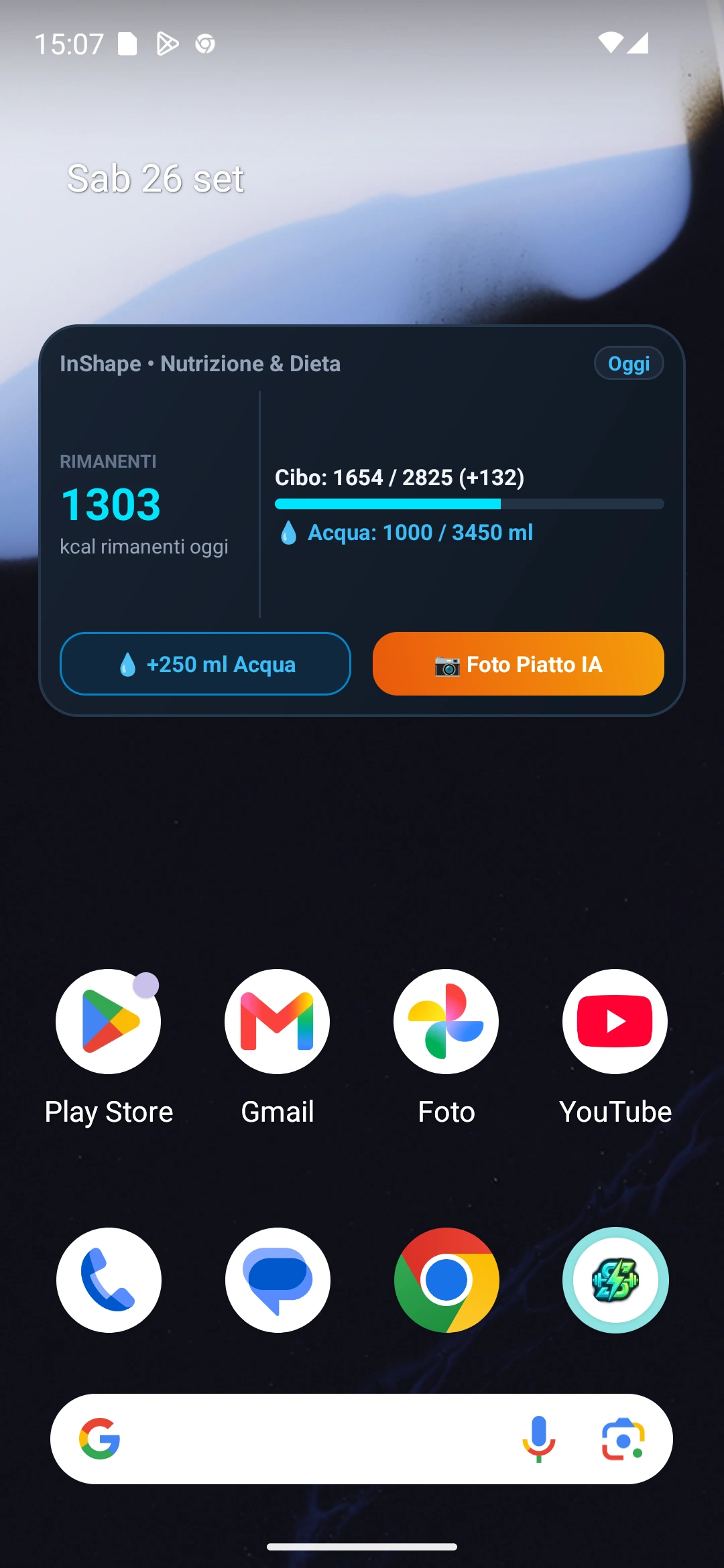 InShape Widget Android Home Screen