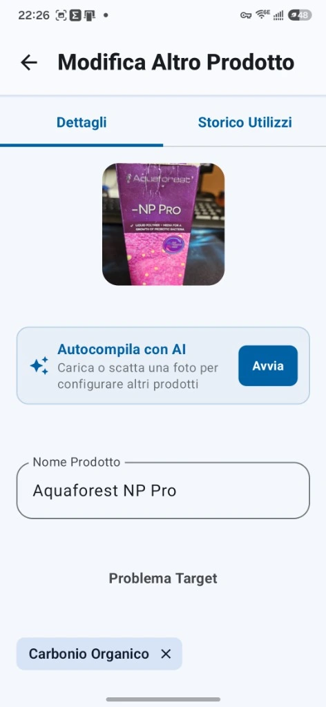 Scatta e Autocompila con AI – Aquaforest NP Pro